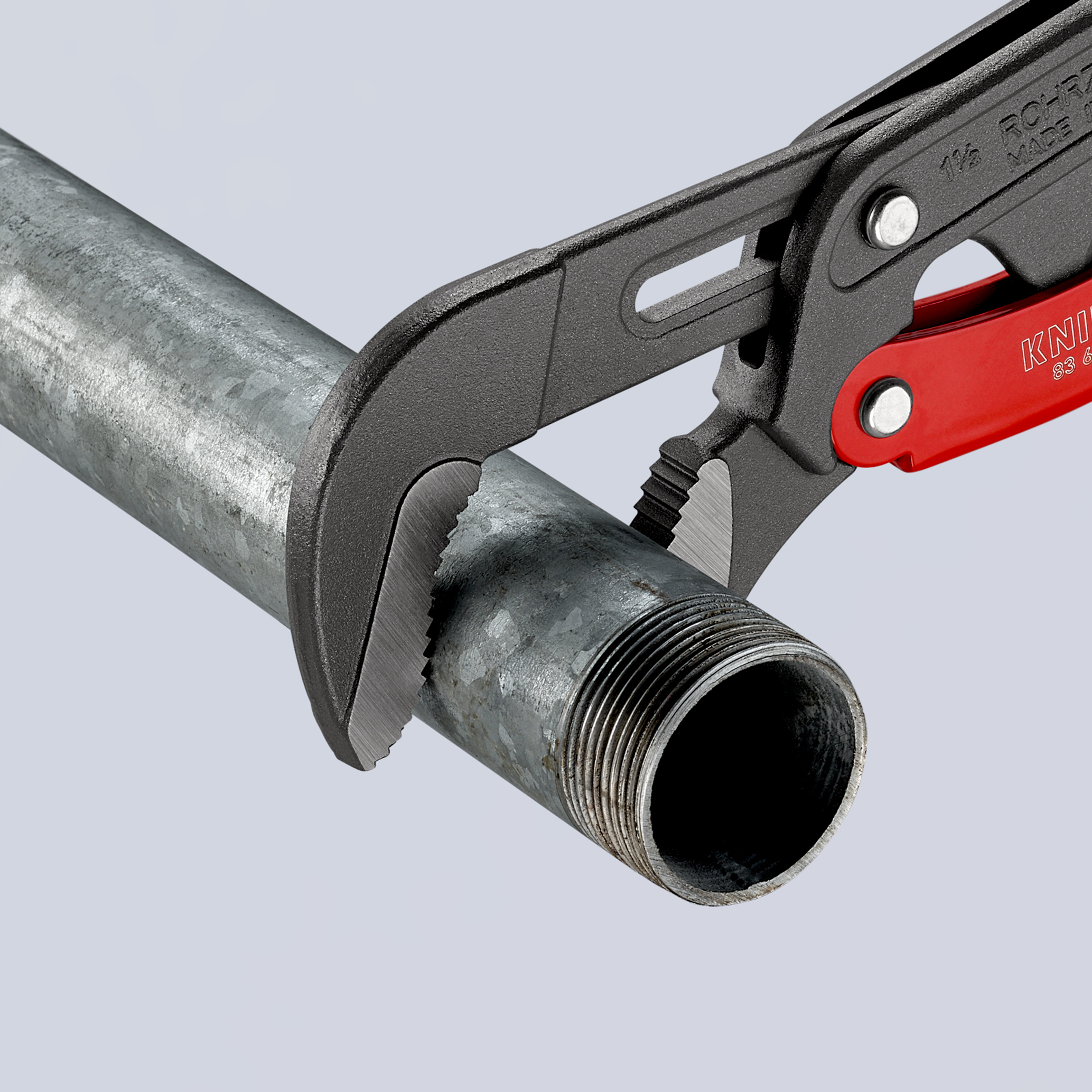 Cle serre-tubes en 's' regl rapide 420mm KNIPEX - 83 61 015