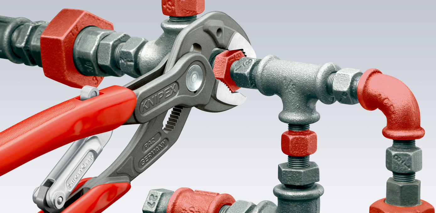 Pince multiprise à réglage automatique Smartgrip - 250 mm - KNIPEX - 85 01 250