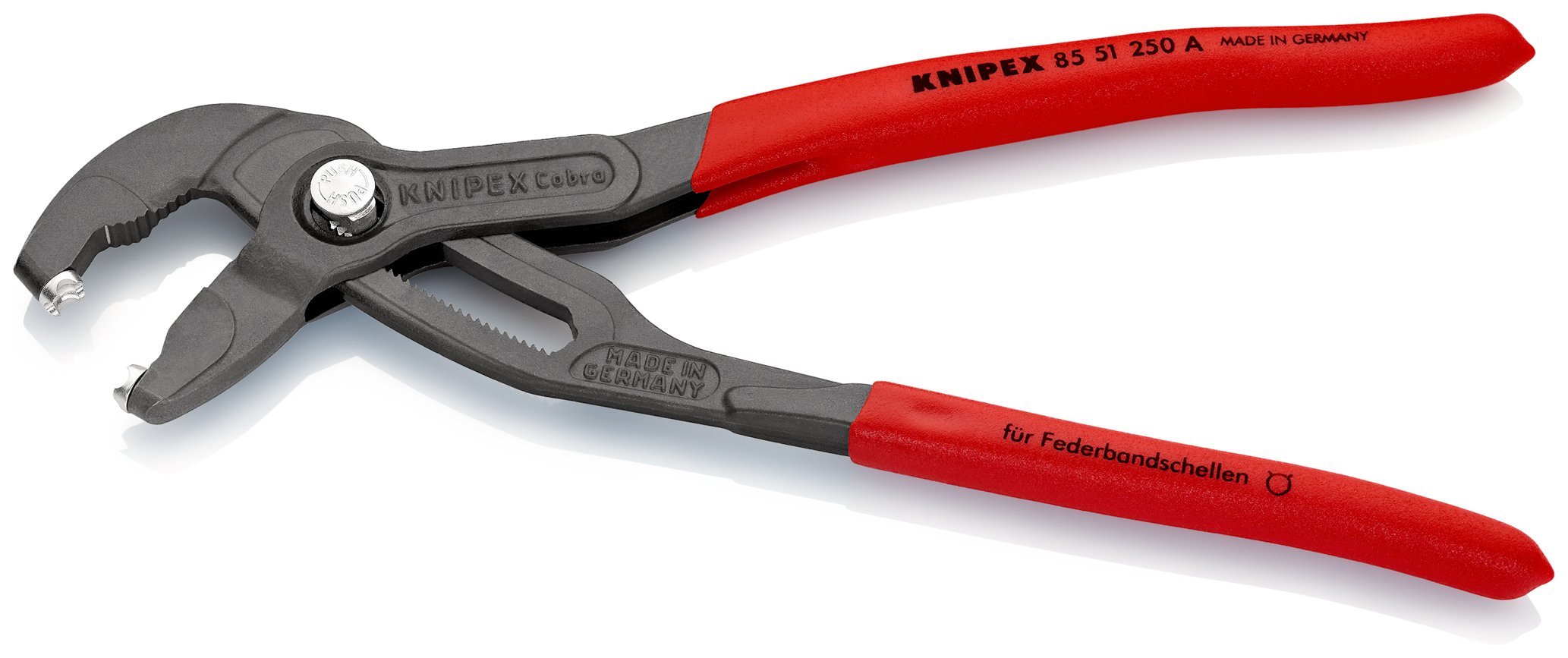 Pince a colliers autoserrants - 250 mm - Sur carte - KNIPEX - 85 51 250 A SB