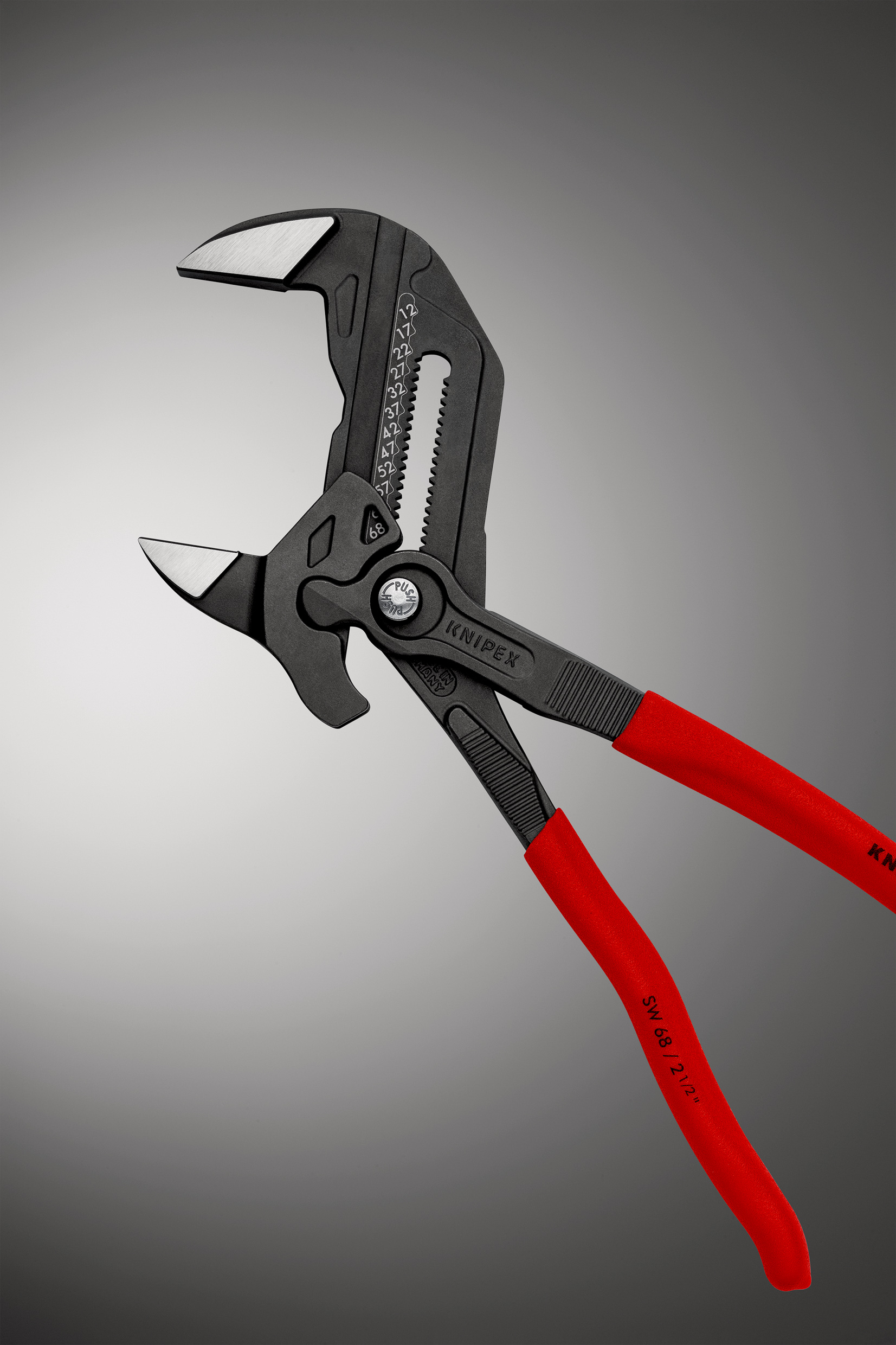 Pince cle 300mm brunie gaine pvc KNIPEX - 86 01 300