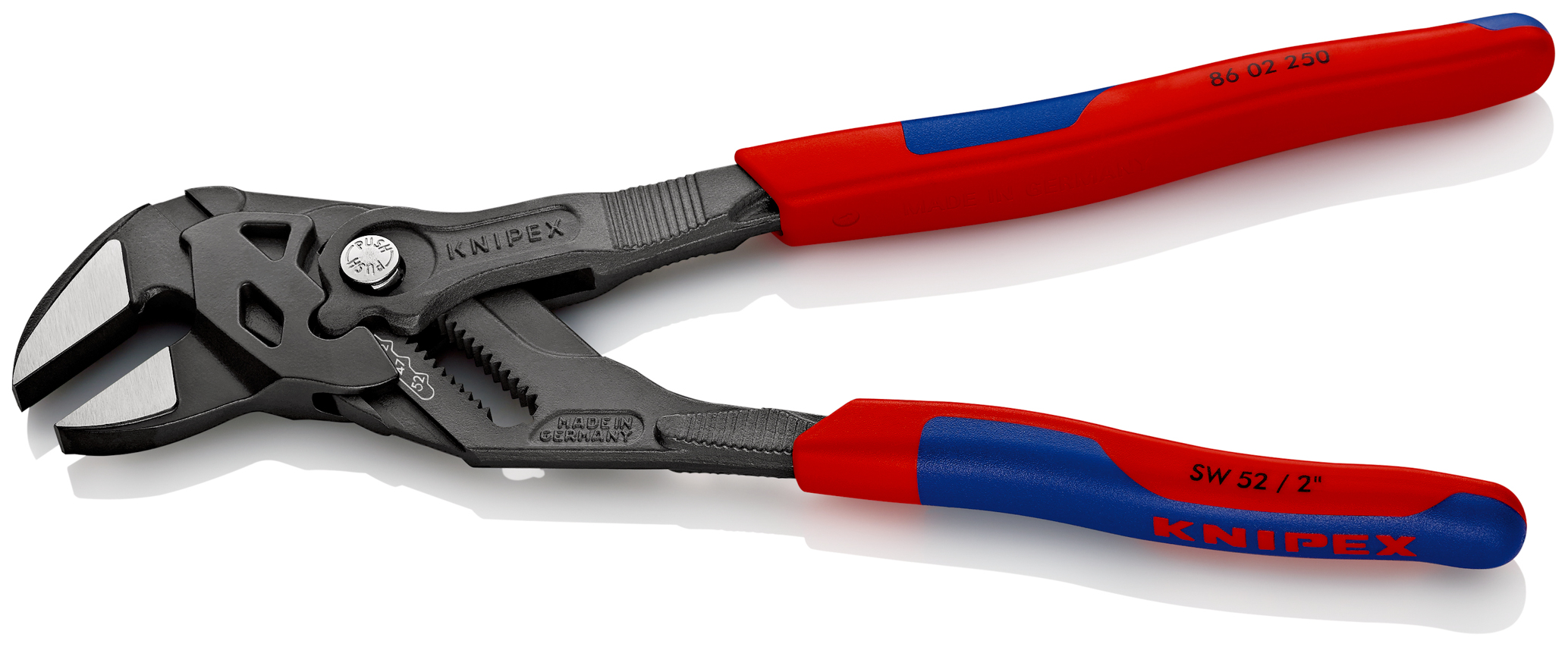 Pince cle 250mm brunie bimatiere KNIPEX - 86 02 250