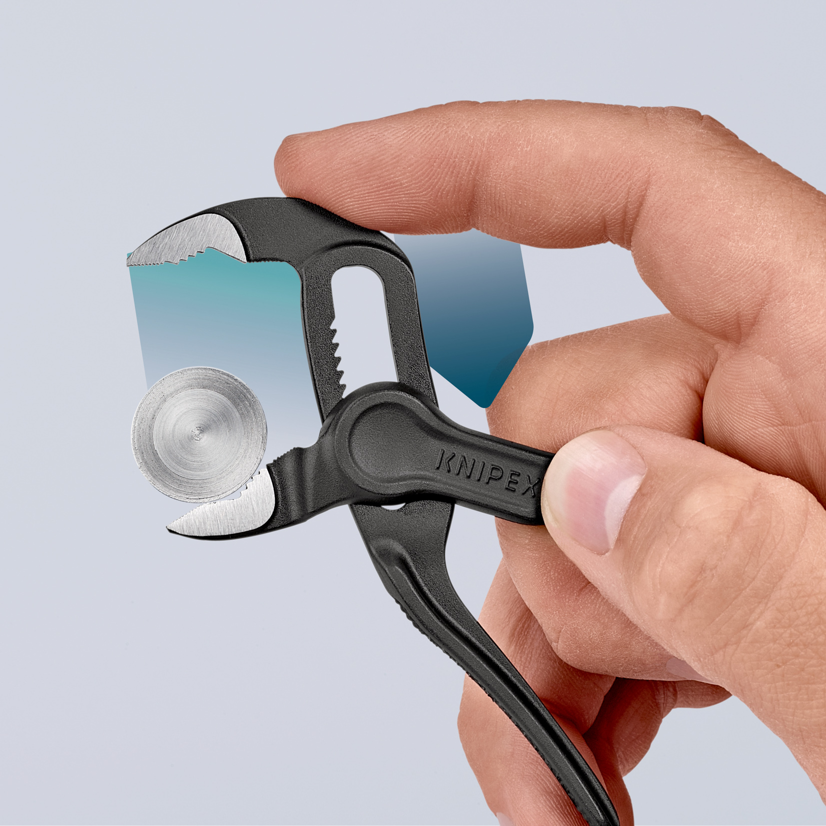 Pince multiprise Cobra XS - 100 mm, ouverture 28 mm - KNIPEX - 87 00 100