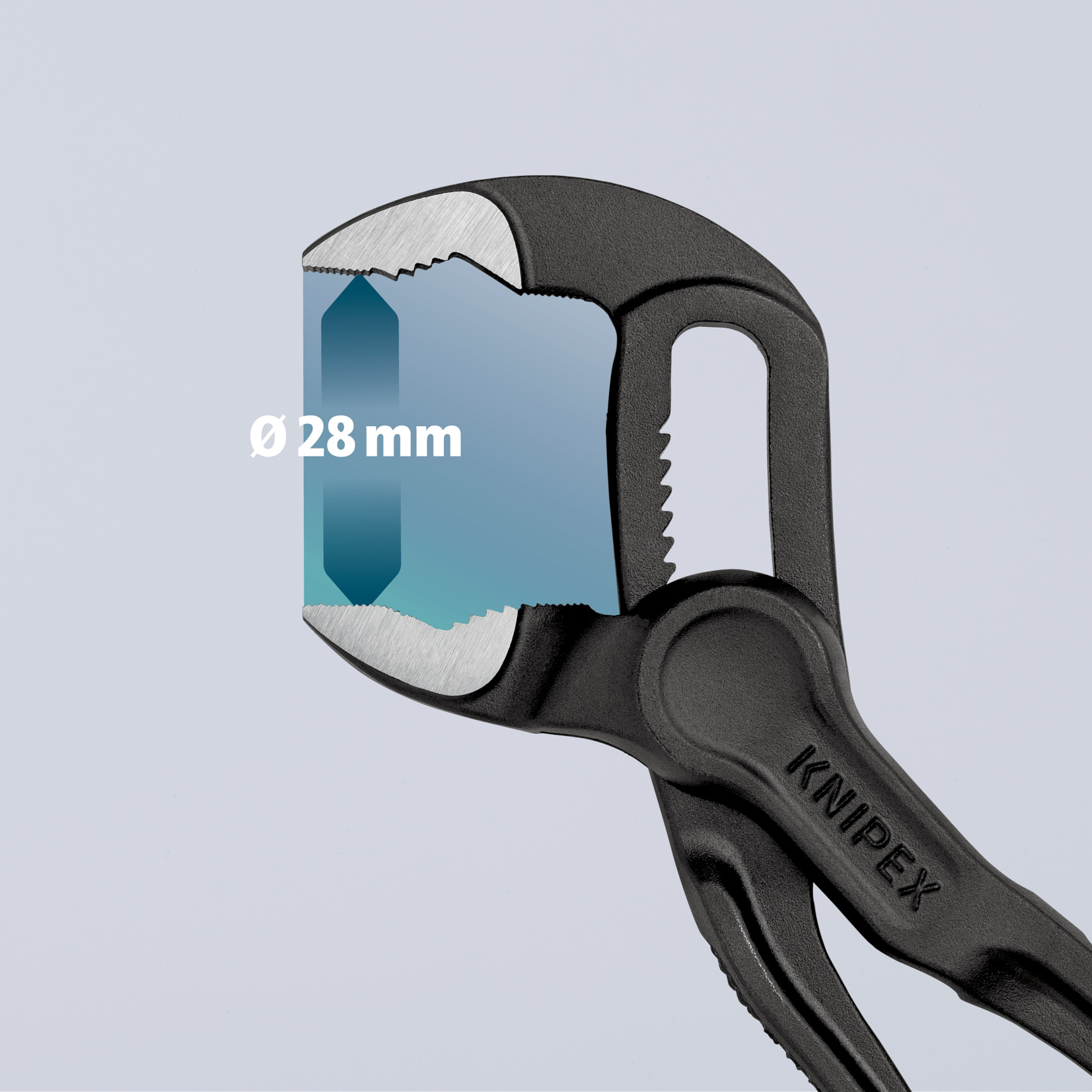 Pince multiprise Cobra XS - 100 mm, ouverture 28 mm - KNIPEX - 87 00 100