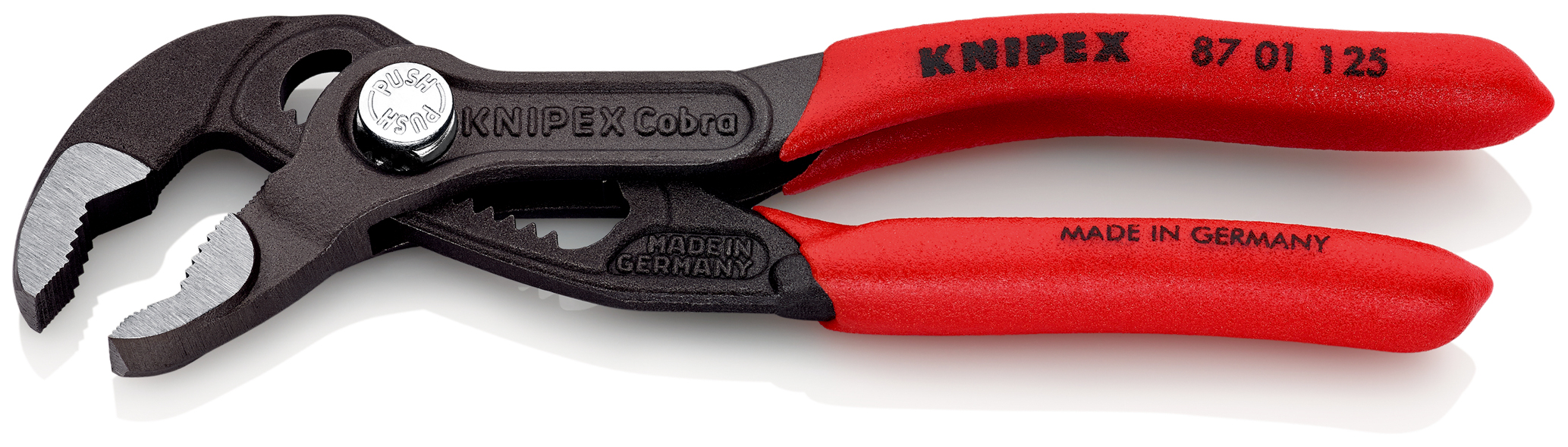 Pince multiprise de pointe Cobra® - 125 mm, ouverture 27 mm - KNIPEX - 87 01 125