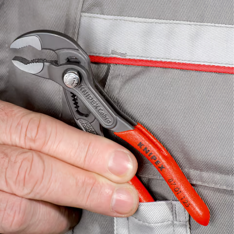 Pince multiprise de pointe Cobra® - 125 mm, ouverture 27 mm - KNIPEX - 87 01 125