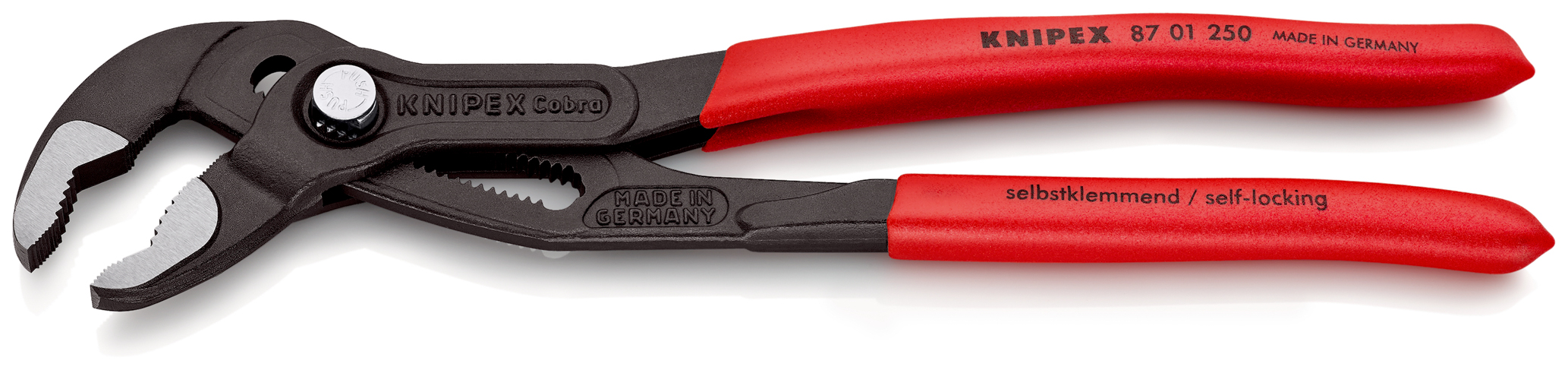 Pince multiprise de pointe Cobra - 46 mm d'ouverture - KNIPEX - 8701250