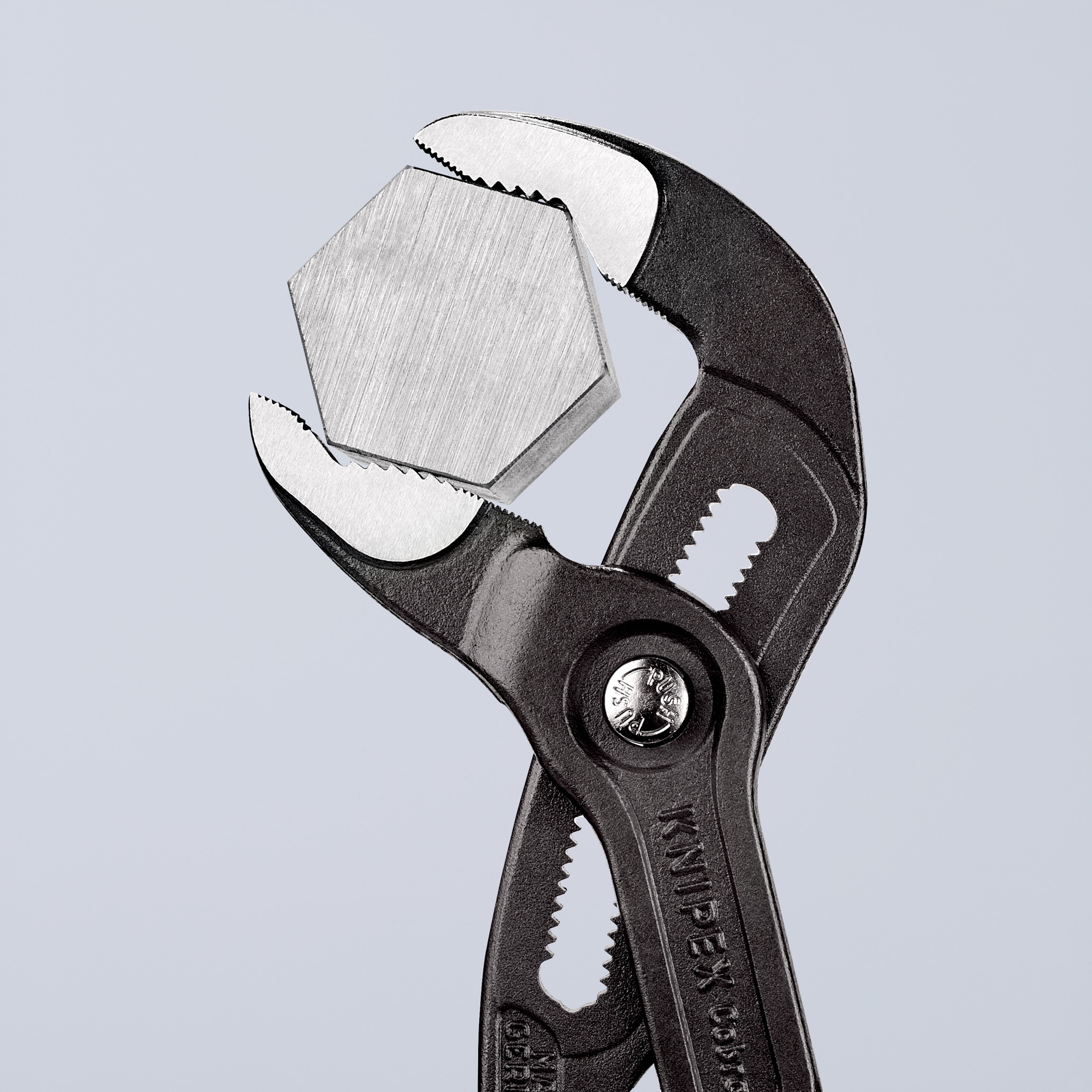 Pince multiprise Cobra 300mm - Gainage PVC - Ouverture 60mm - 30 positions - SC KNIPEX - 8701300SB