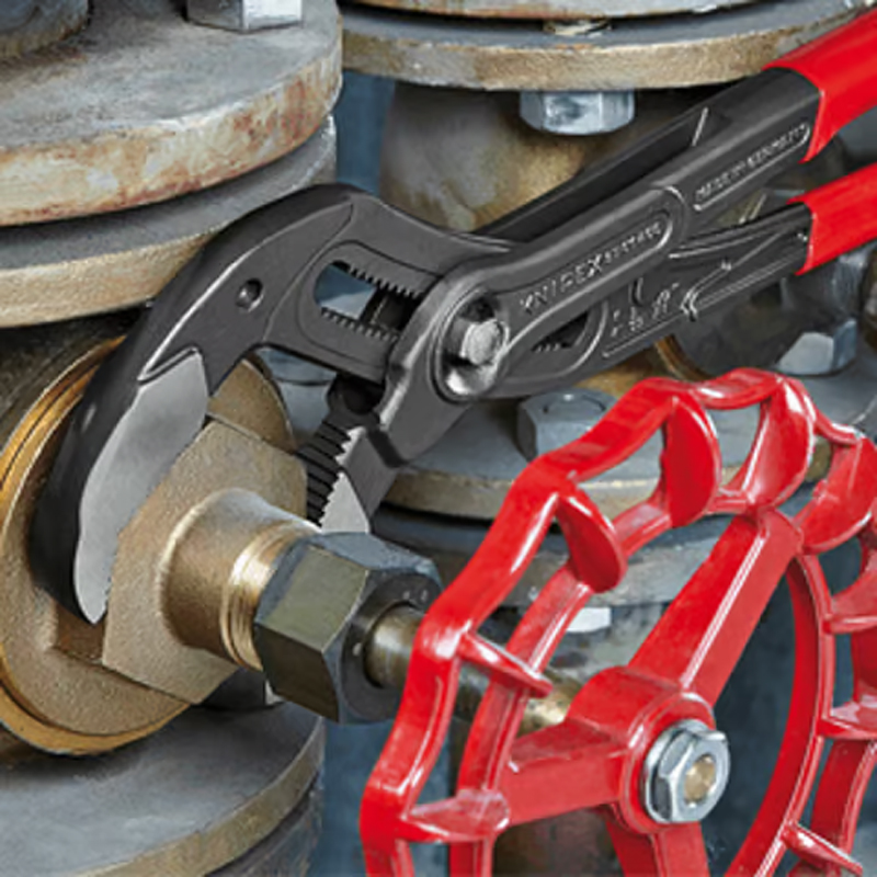 Pince multiprise et clé serre-tubes Cobra XL - 400mm - sur carte, sous blister - KNIPEX - 87 01 400 SB