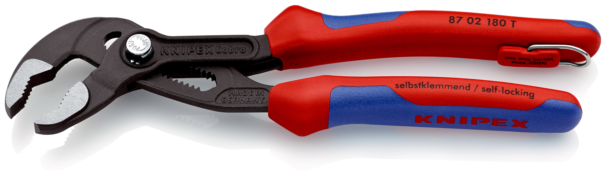 Pince multiprise cobra® 180mm antichute KNIPEX - 87 02 180 T