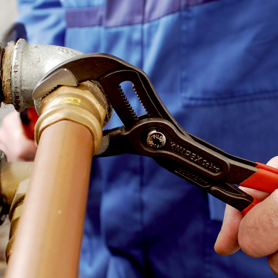 Pince multiprise Cobra® 300mm - Gainage PVC - Chromée - Capacité 60mm KNIPEX - 8703300SB