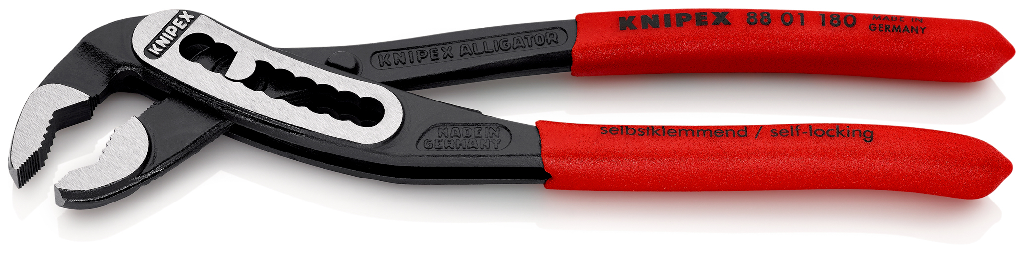Pince multiprise alligator® 180mm sur carte - KNIPEX - 88 01 180 SB