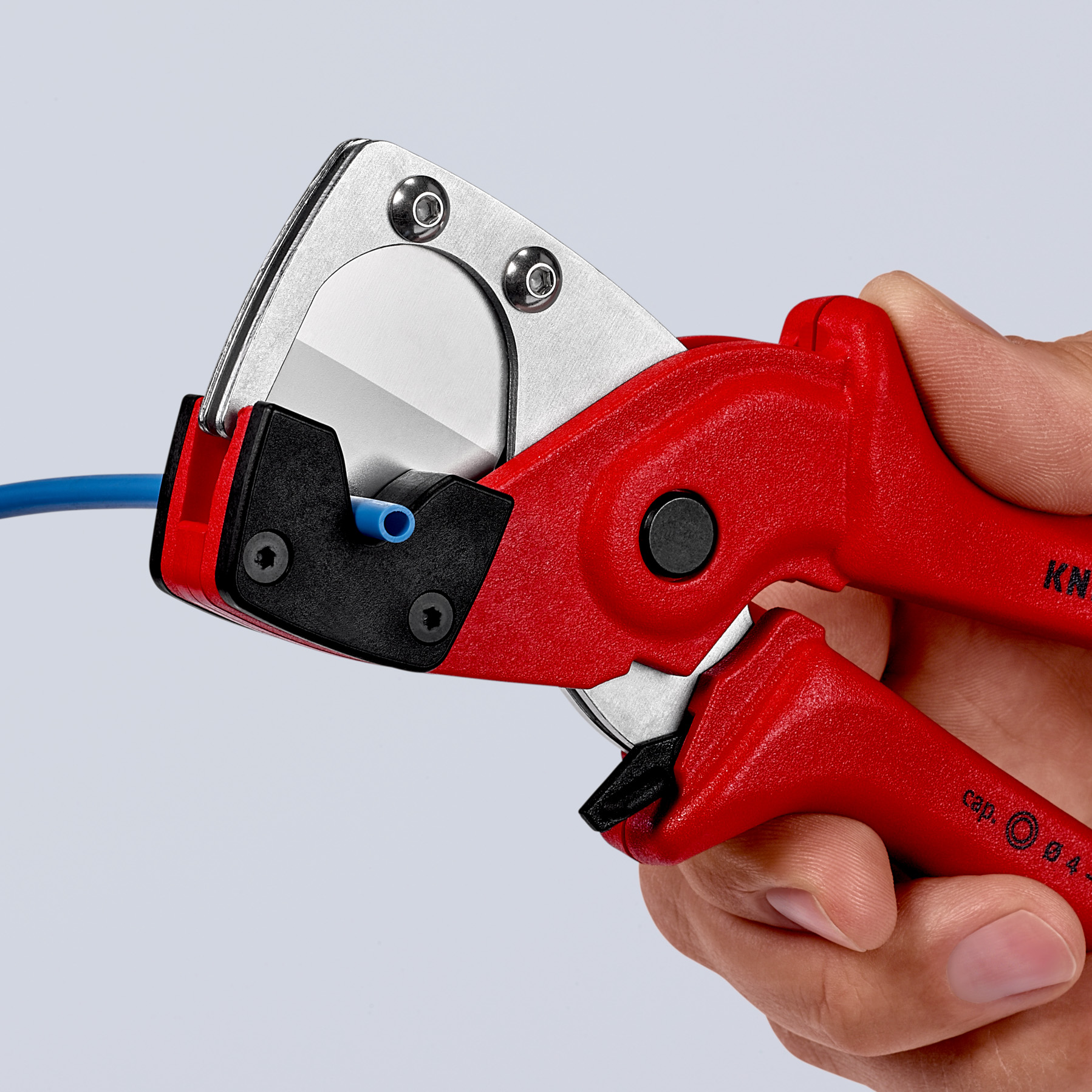 Coupe-tubes multicouche / PER - 185mm - Diamètre 4 à 20mm - Chromée KNIPEX - 9010185