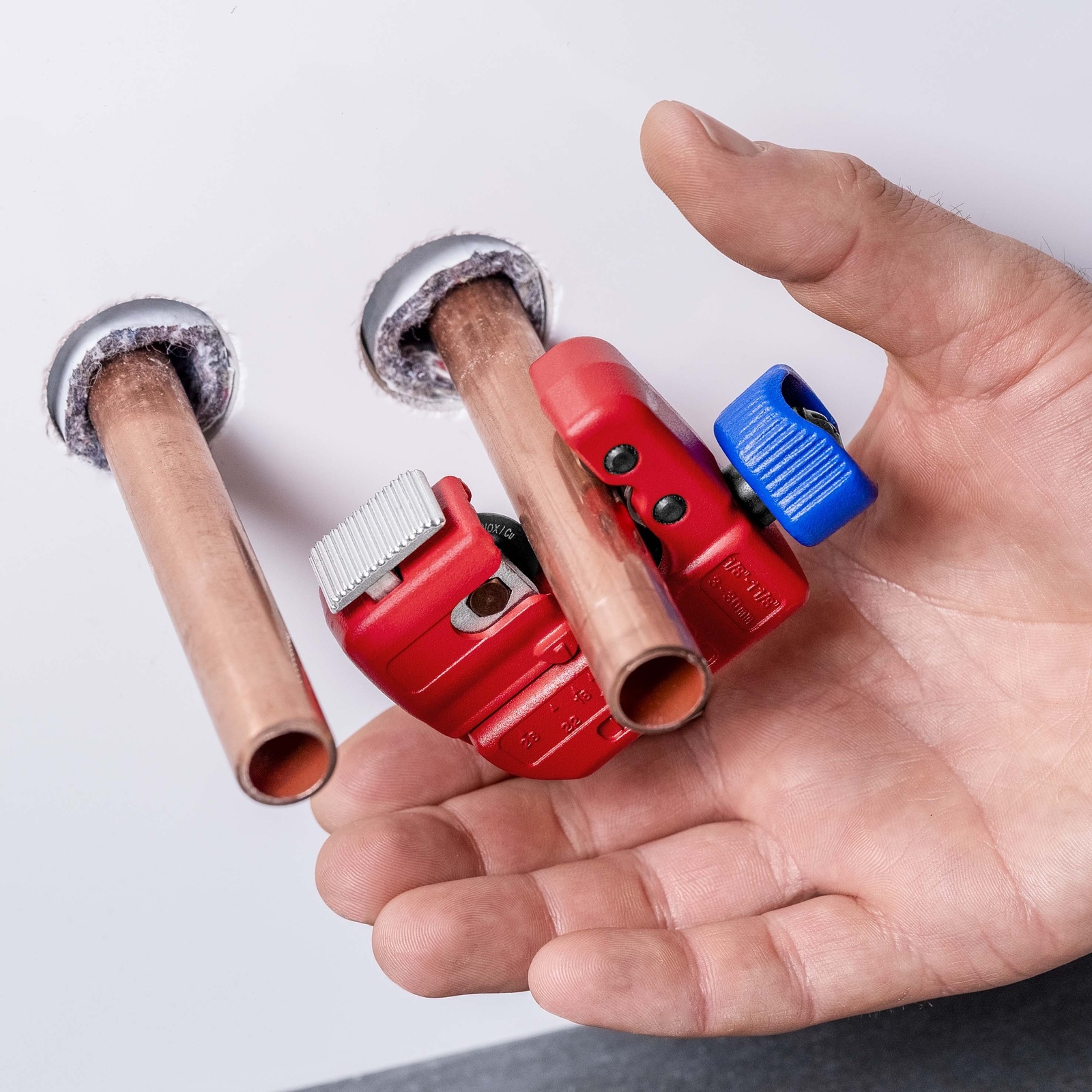 Coupe-tubes TubiX S syst. QuickLock - 77mm - Ø 3-30 mm épaisseur max 2 mm - SC KNIPEX - 903101