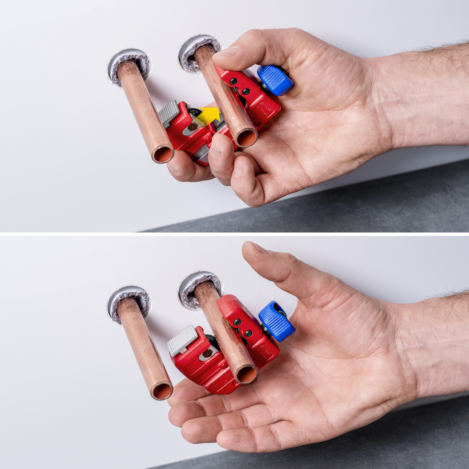 Coupe-tubes TubiX S syst. QuickLock - 77mm - Ø 3-30 mm épaisseur max 2 mm - SC KNIPEX - 903101