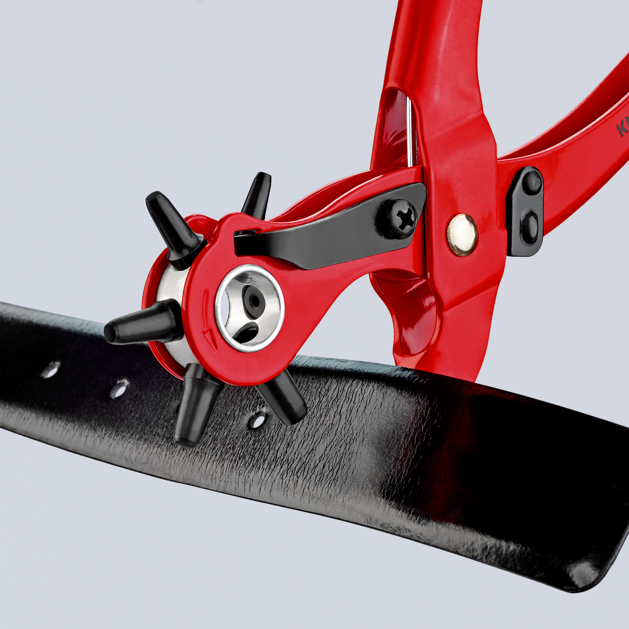 Pince emporte-pièces revolver - 220mm - 6 buses interchangeables KNIPEX - 9070220SB