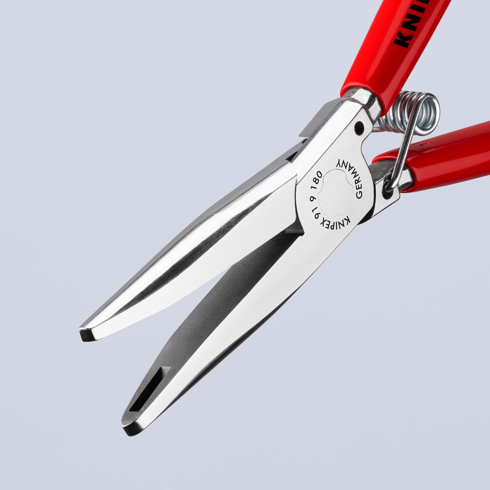 Pince à agrafes type DELTA - 185mm - Gainage PVC - Polissage miroir KNIPEX - 9191180