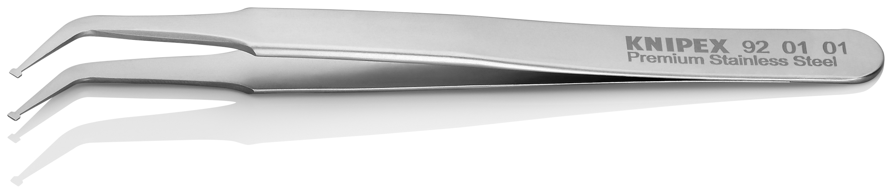 Pince brucelle inox SMD 115mm coudée à 45° KNIPEX - 920101