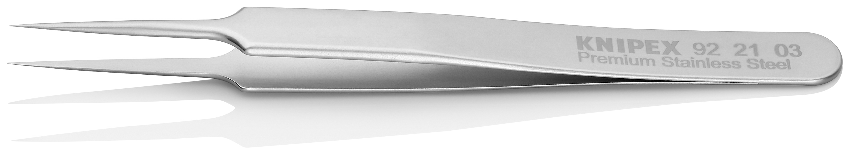 Pince brucelle inox 110mm lisse extra-fine KNIPEX - 922103
