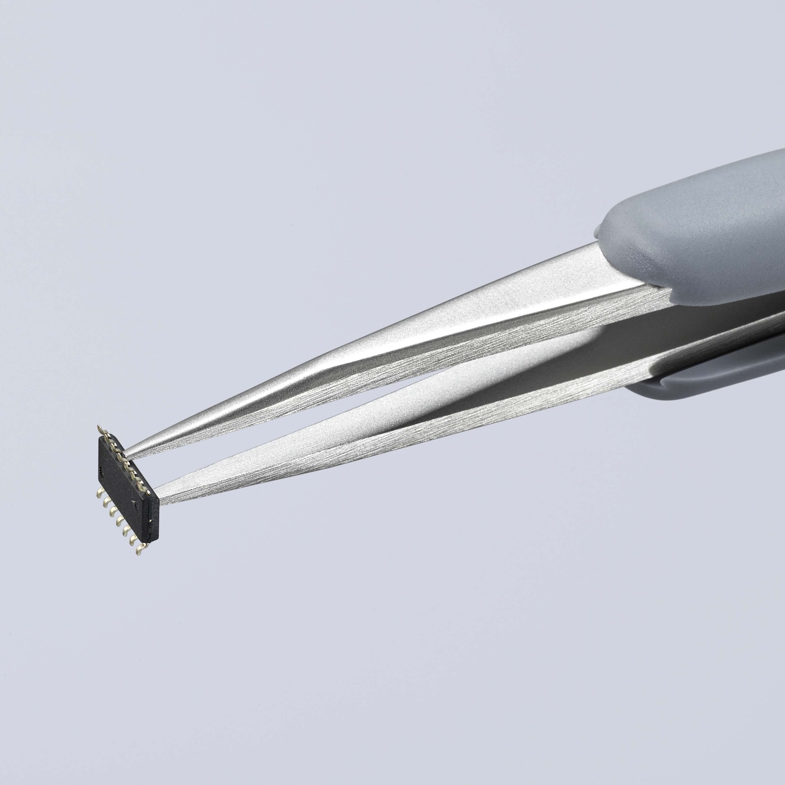 Brucelle de précision en Inox avec isolation plastique ESD - Pointes fines KNIPEX - 922110ESD