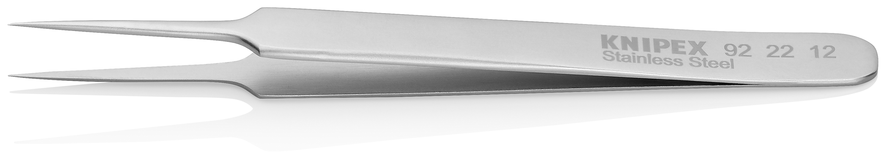 Brucelle de précision 105mm droite - Ultrafine - Acier inoxydable antimagnétique KNIPEX - 922212