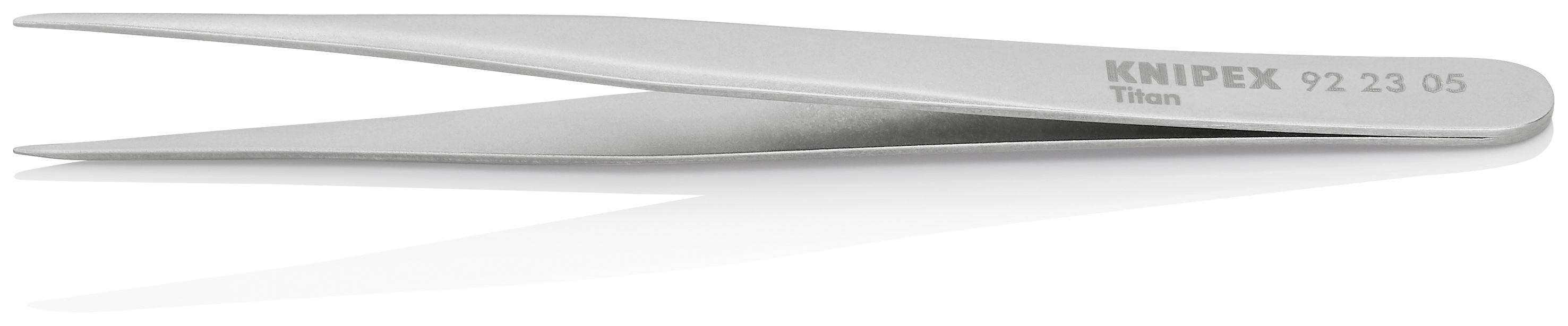 Brucelle de précision 120mm droite - Pointue - Titane inoxydable antimagnétique KNIPEX - 922305