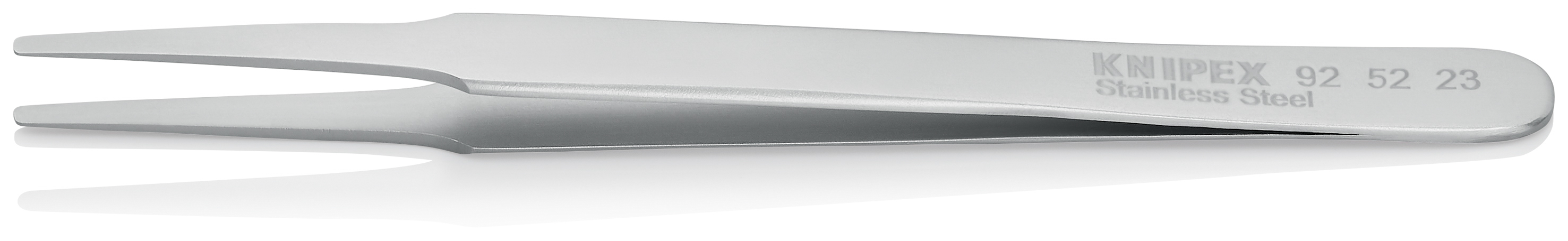 Brucelle de précision 120mm droite - Forme ronde effilée - Acier inoxydable KNIPEX - 925223