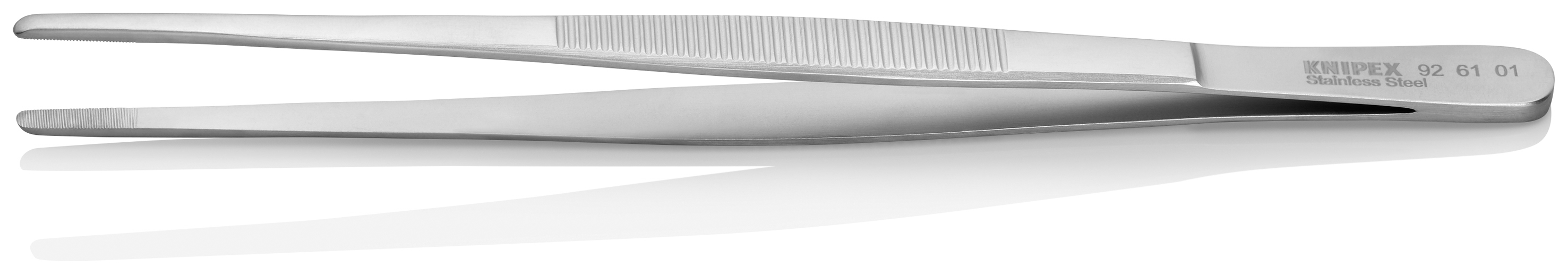 Pince brucelle inox 200mm striée KNIPEX - 926101