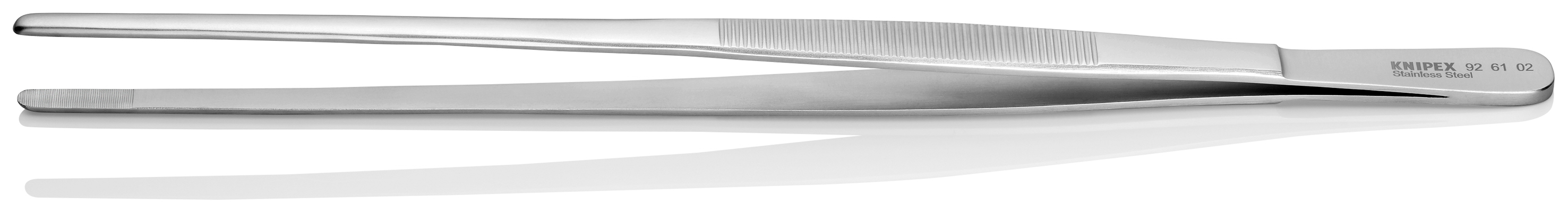 Pince brucelle inox 300mm striée KNIPEX - 926102