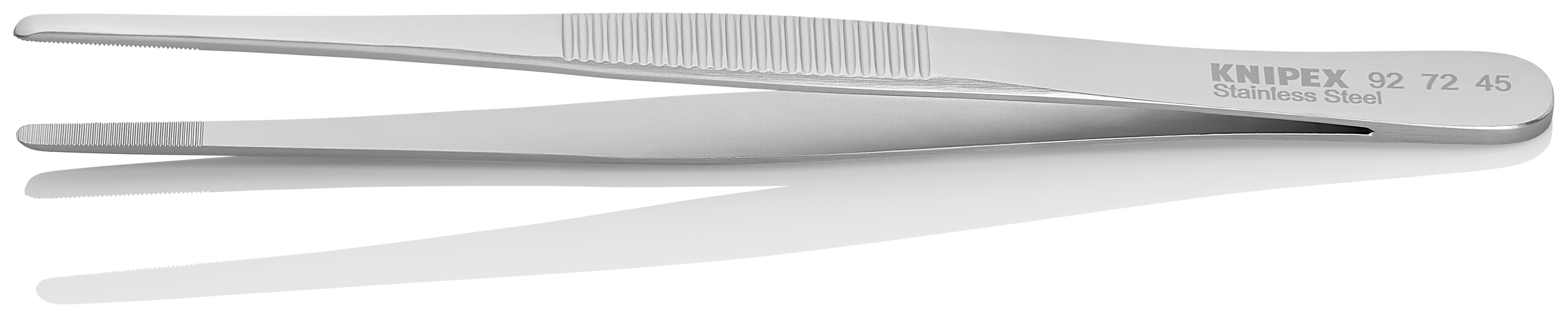 Brucelle de précision 145mm droite - Pointes rondes - Acier Inox antimagnétique KNIPEX - 927245