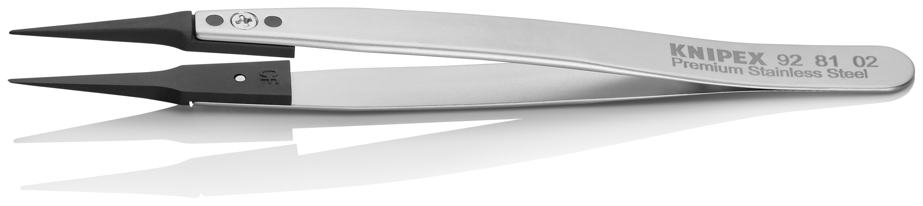 Pince brucelle inox à pointes remplaçables 130mm fine KNIPEX - 928102
