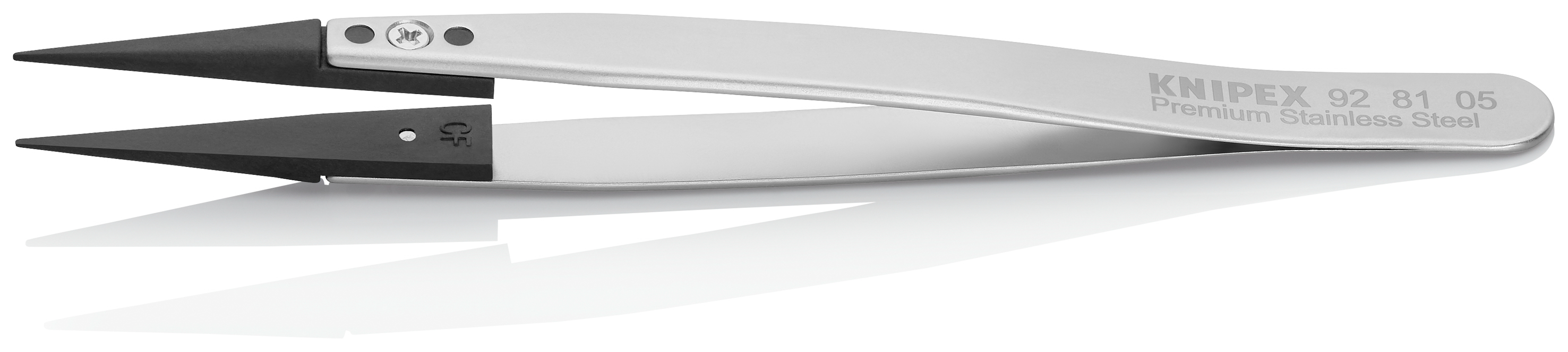 Pince brucelle inox à pointes remplaçables 130mm KNIPEX - 928105