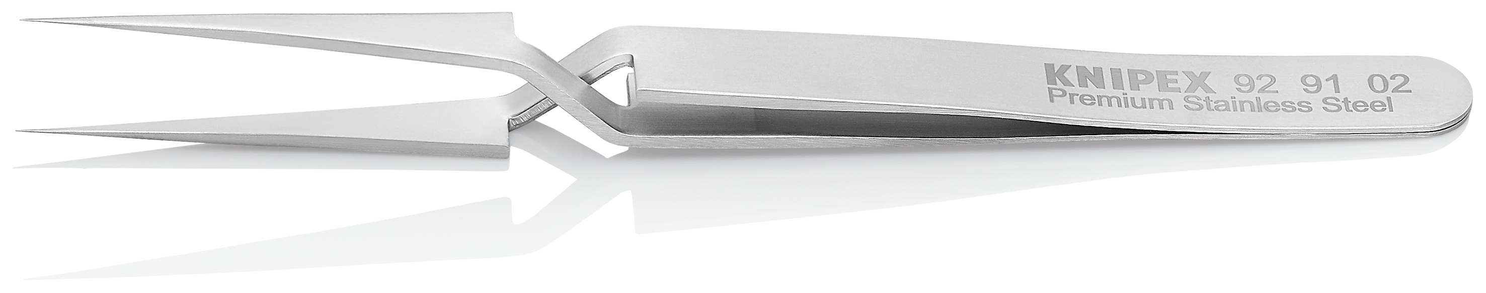 Pince brucelle inox croisée 120mm fine KNIPEX - 929102