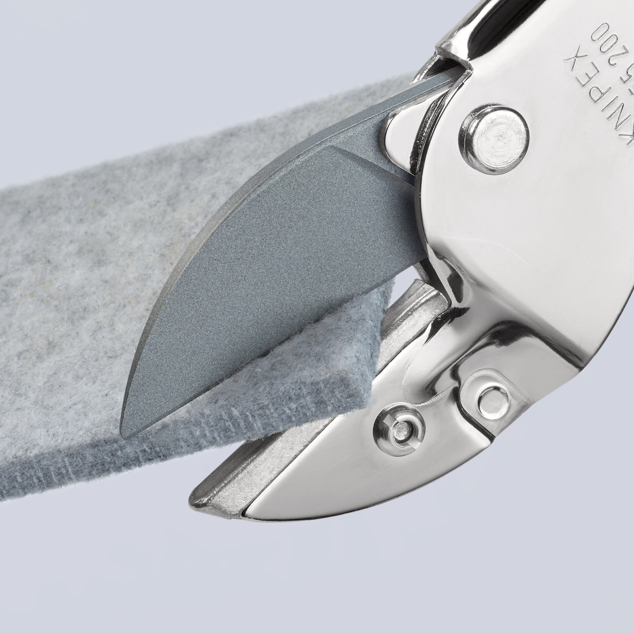 Secateur a enclume 200mm pr mat. souples KNIPEX - 94 55 200
