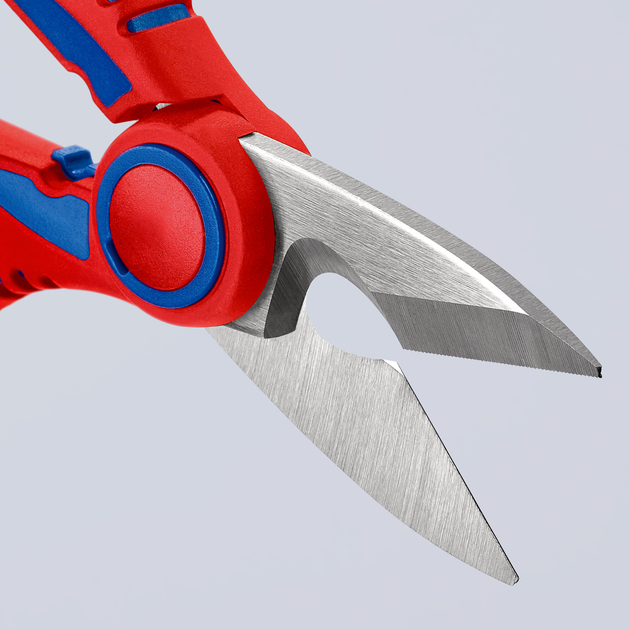 Ciseaux d électricien 160mm - Gainage bi-matière - Tranchant en inox KNIPEX - 950510SB