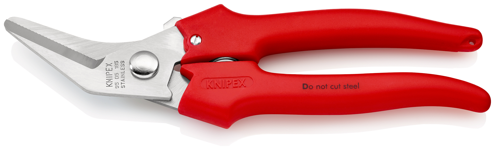 Ciseaux coupe-tout 185mm coude 40° KNIPEX - 95 05 185