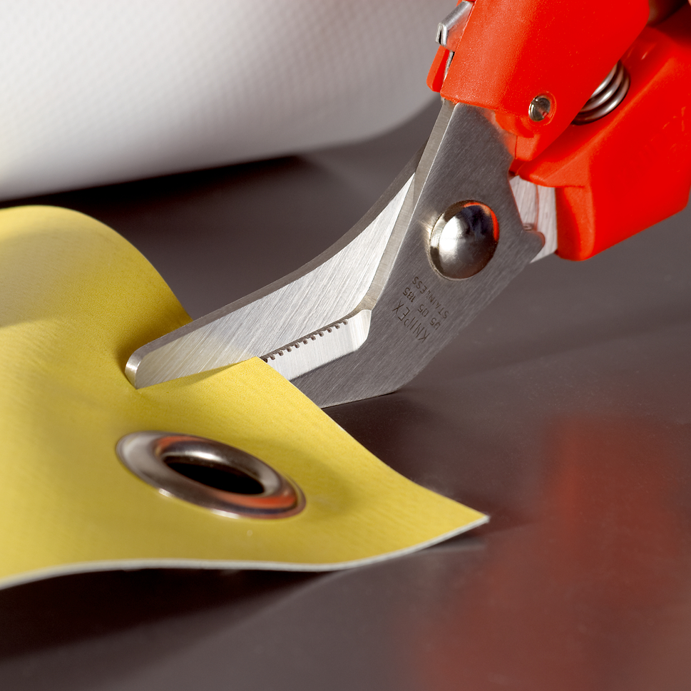 Ciseaux coupe-tout 185mm coude 40° KNIPEX - 95 05 185