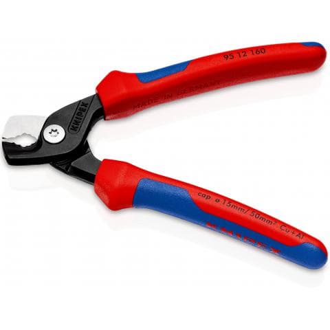 Coupe-câbles StepCut® - 160 mm, Ø 15 mm - KNIPEX - 9512160
