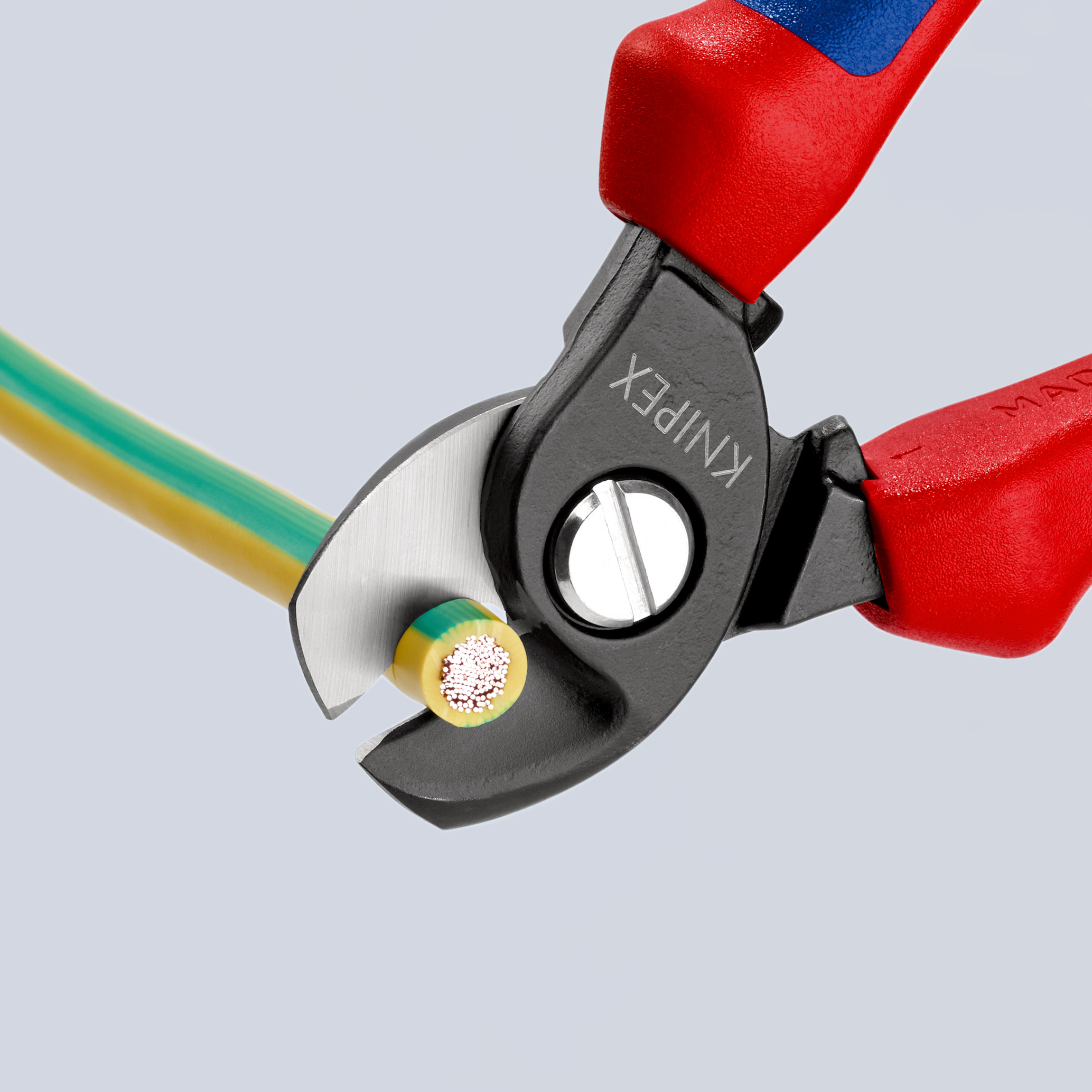 Coupe-cables 165mm ø15mm 50mm² antichute KNIPEX - 95 12 165 T