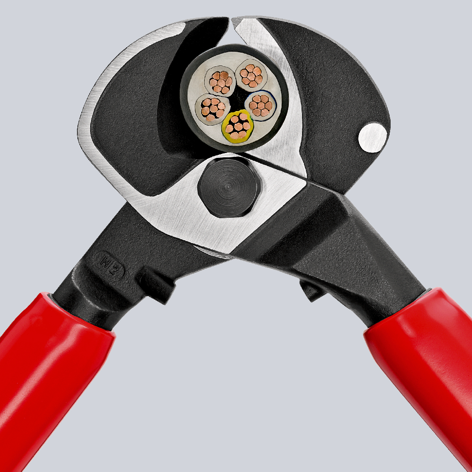 Coupe-câbles 500mm - D27mm/150mm² Cu/Al - Gainage surmoulé isolé 1000V KNIPEX - 9517500