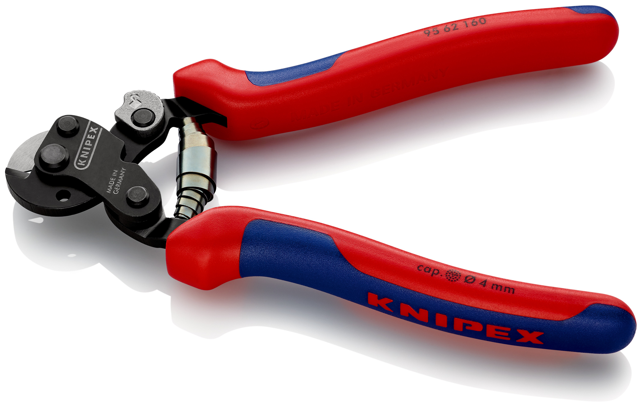Coupe-câbles acier 160mm - D6mm - Gainage bi-matière KNIPEX - 9562160SB