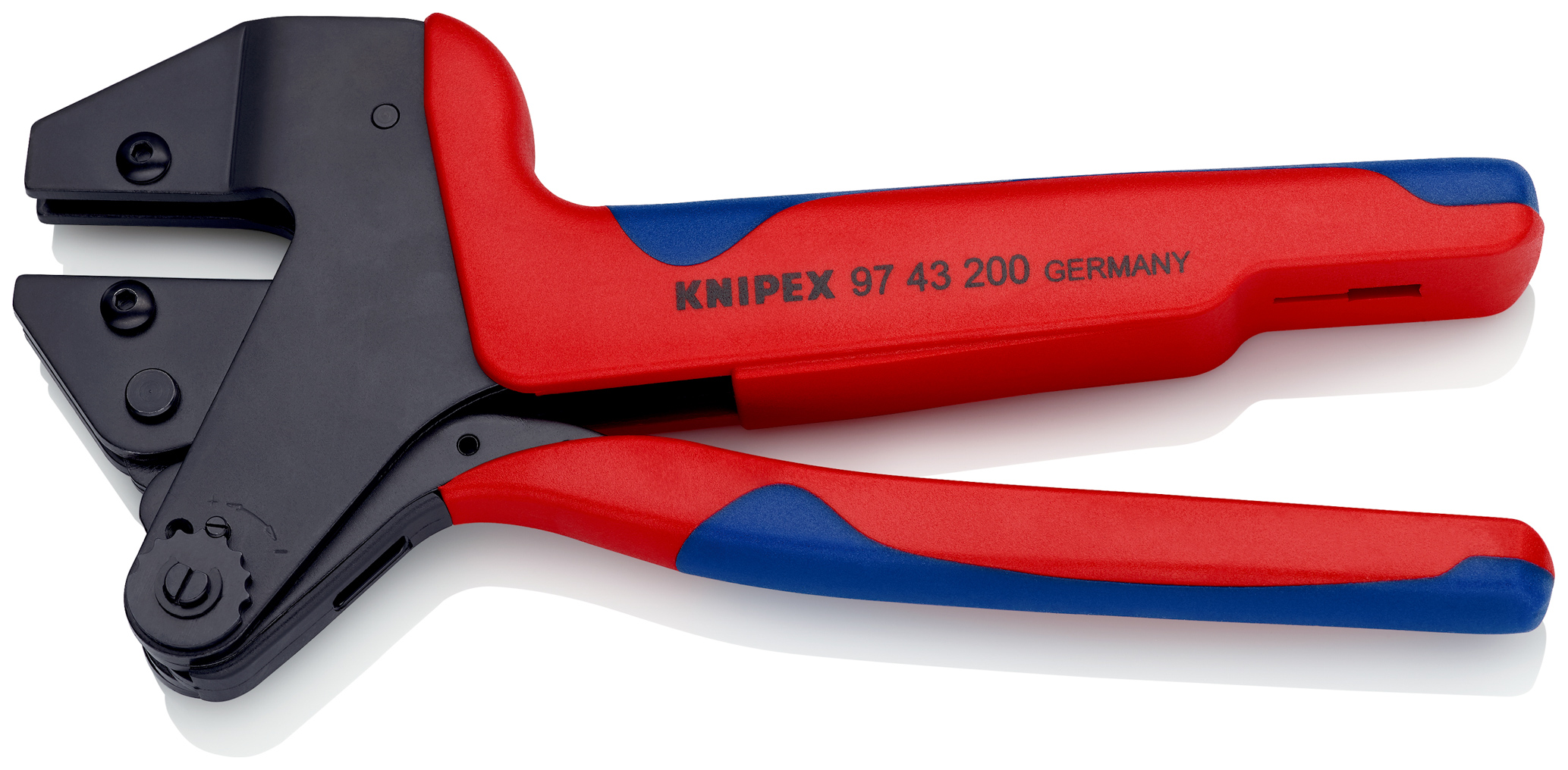 Pince sertir univers. 200mm sans profil KNIPEX - 97 43 200 A