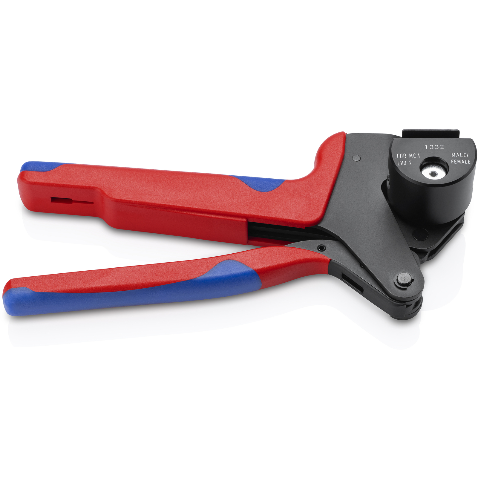 Pince à sertir 200mm EVO2 + matrice connecteurs solaires MC4 EVO2 - Bi-matière KNIPEX - 974366EVO