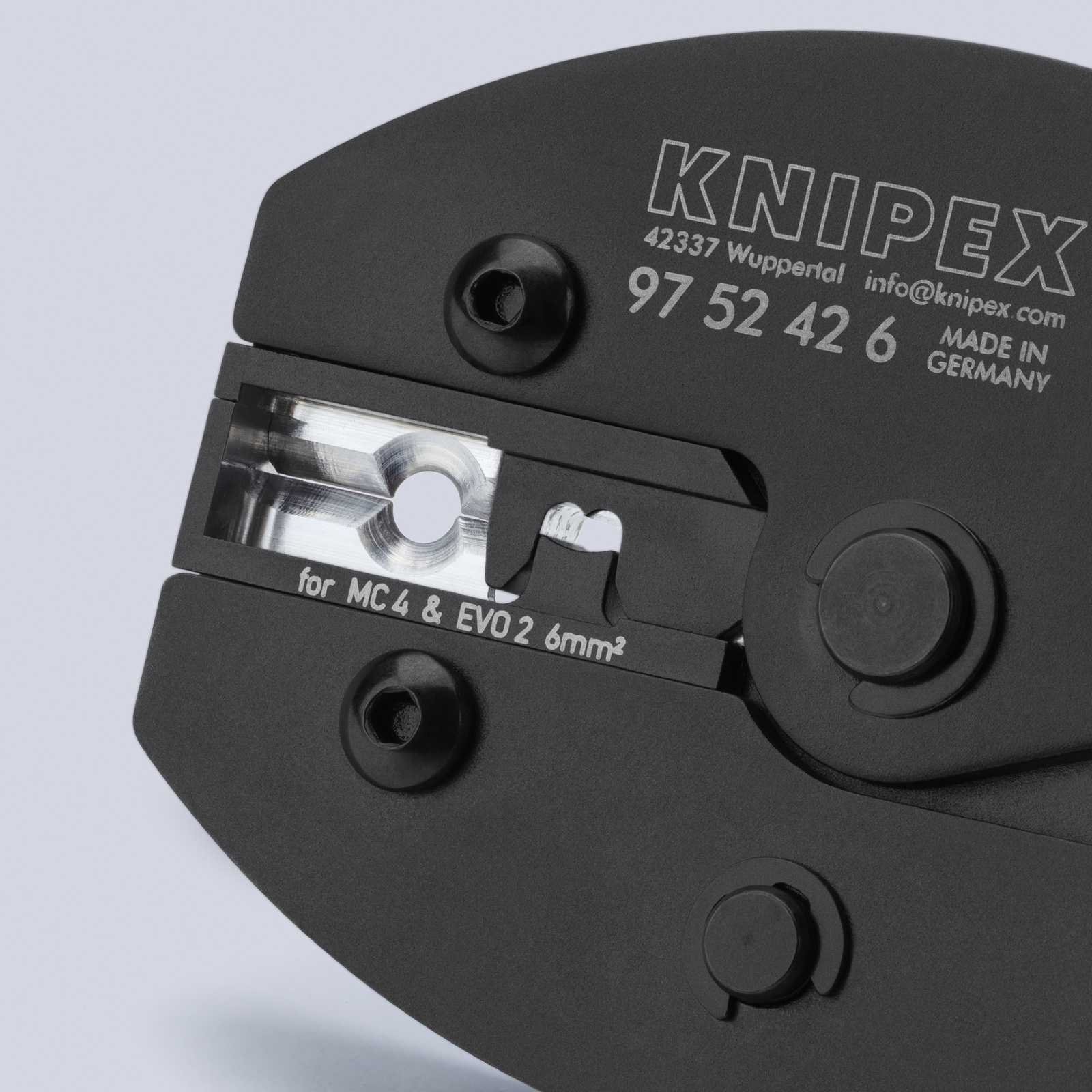 Pince à sertir photovoltaïque. 6mm² PreciForceMC4 KNIPEX - 9752426
