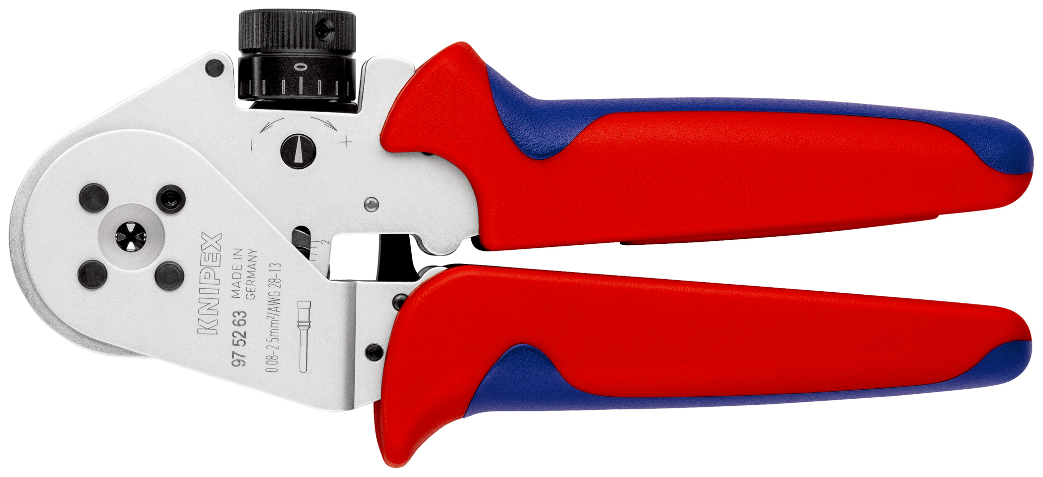 Pince a sertir 4 points contacts tournes KNIPEX - 97 52 63