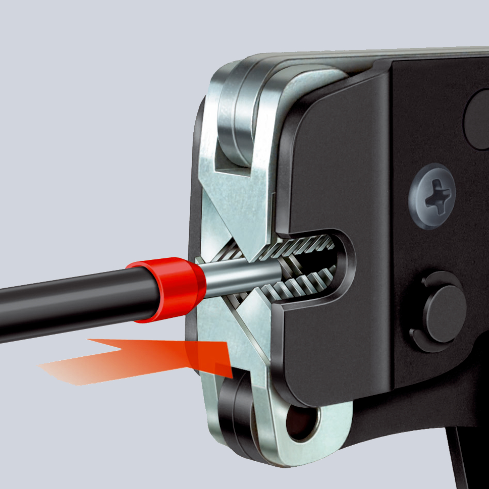 Pince sertir frontale embouts 0,08-10mm² KNIPEX - 97 53 08