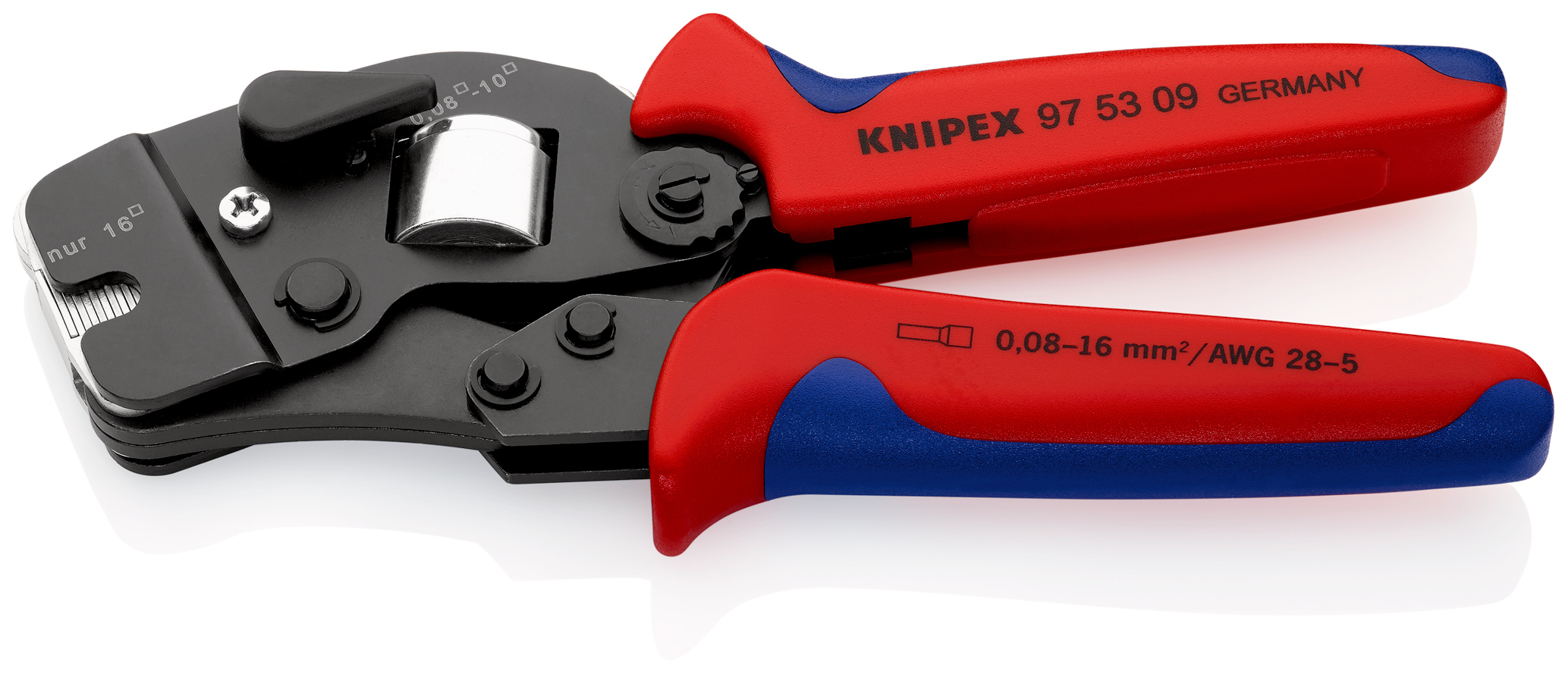 Pince sertir frontale embouts 0,08-16mm² KNIPEX - 97 53 09