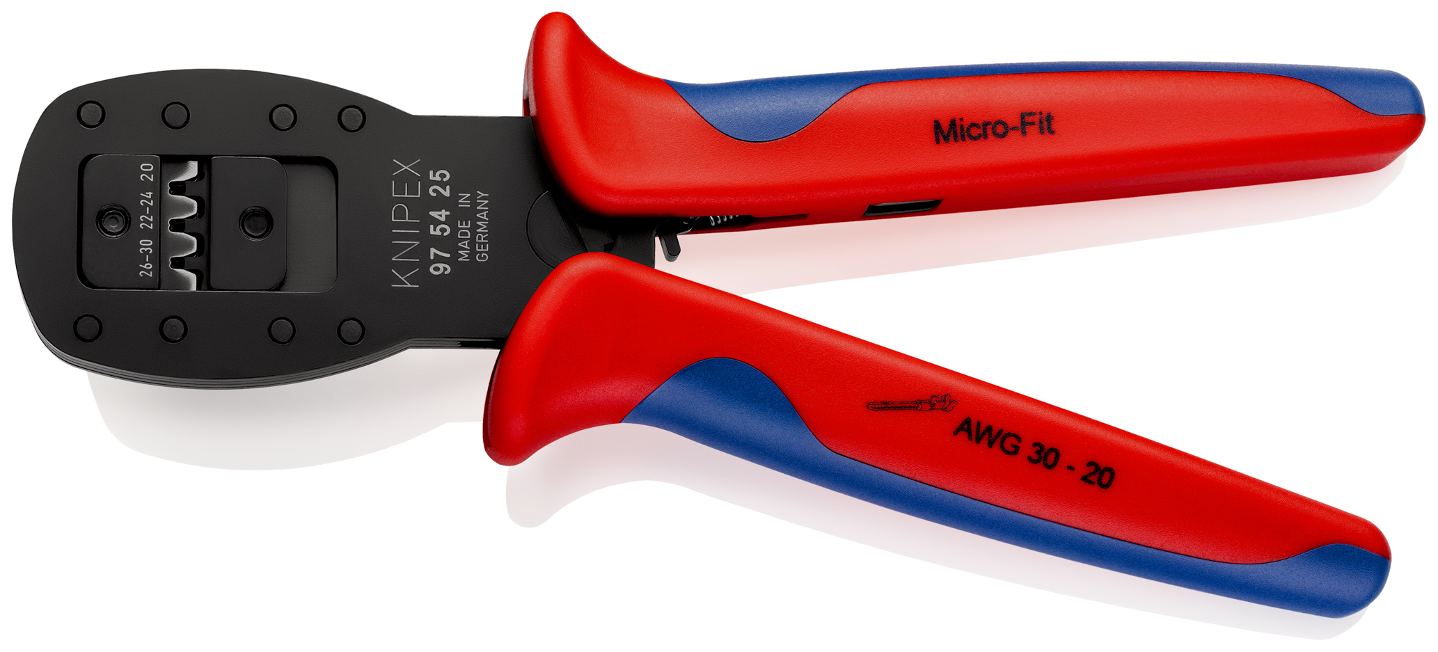 Pinces sertir micro-fit™ sertiss. parall KNIPEX - 97 54 25