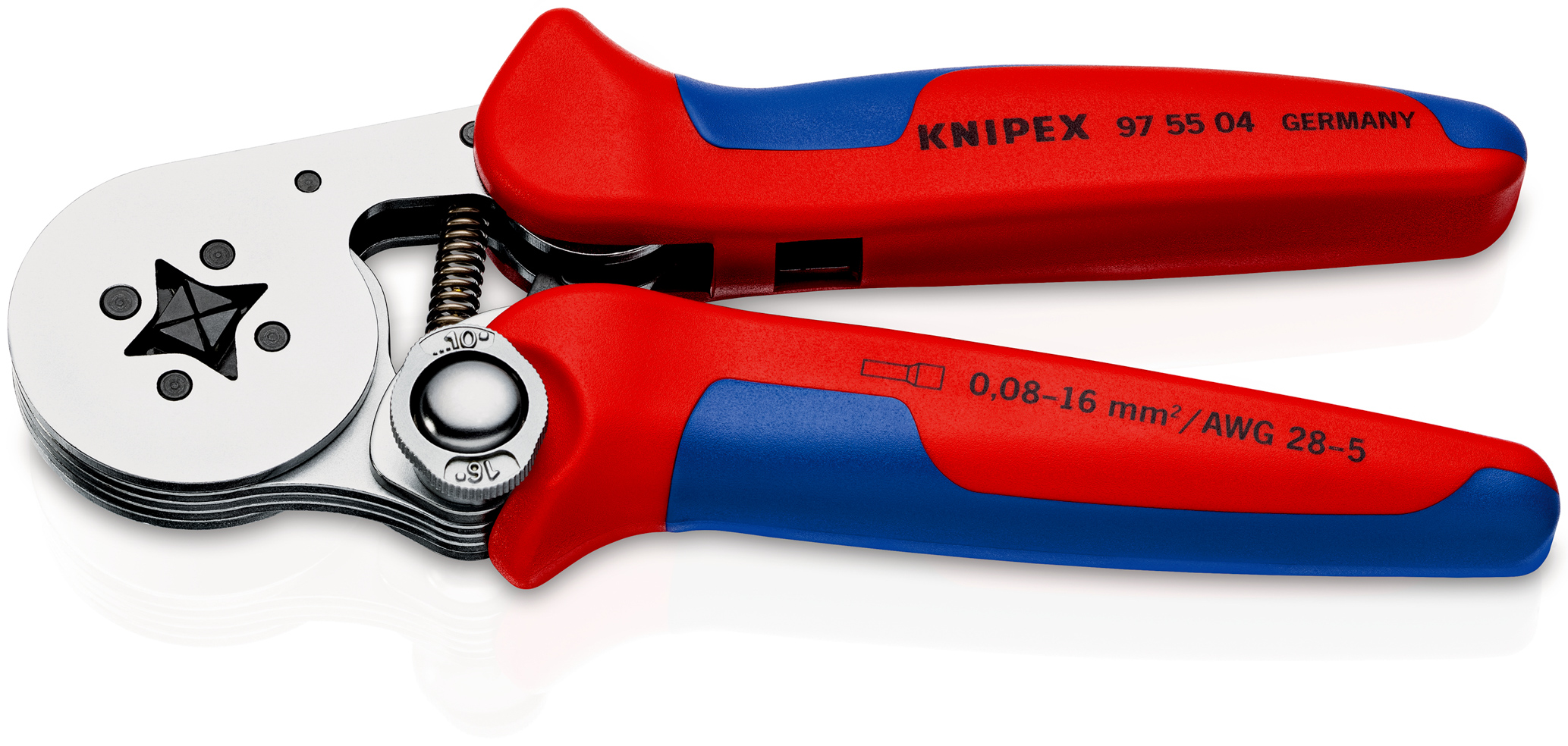Pince pour embouts 0,06 a 16mm² chrom sc KNIPEX - 97 55 04 SB