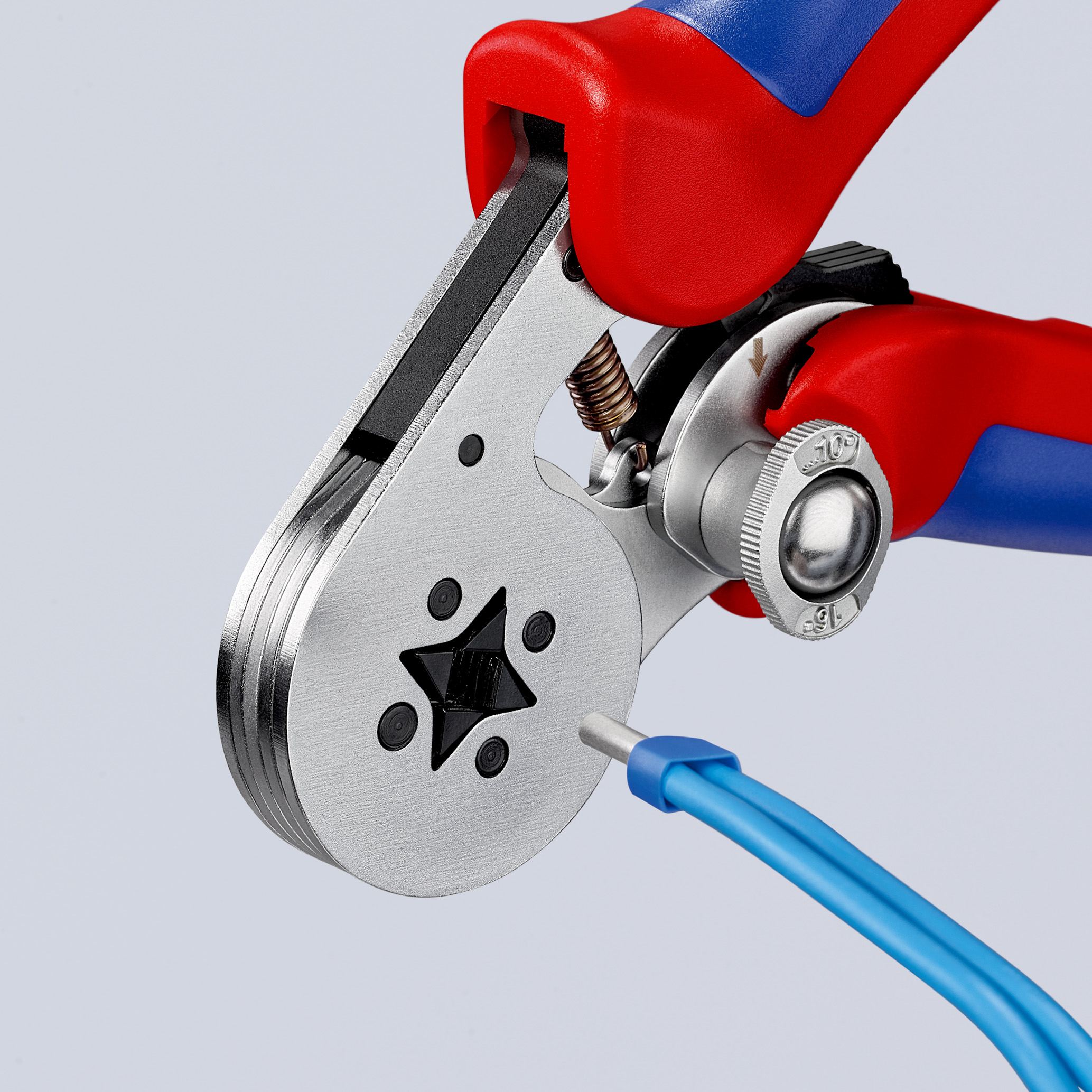 Pince pour embouts 0,06 a 16mm² chromee KNIPEX - 97 55 04