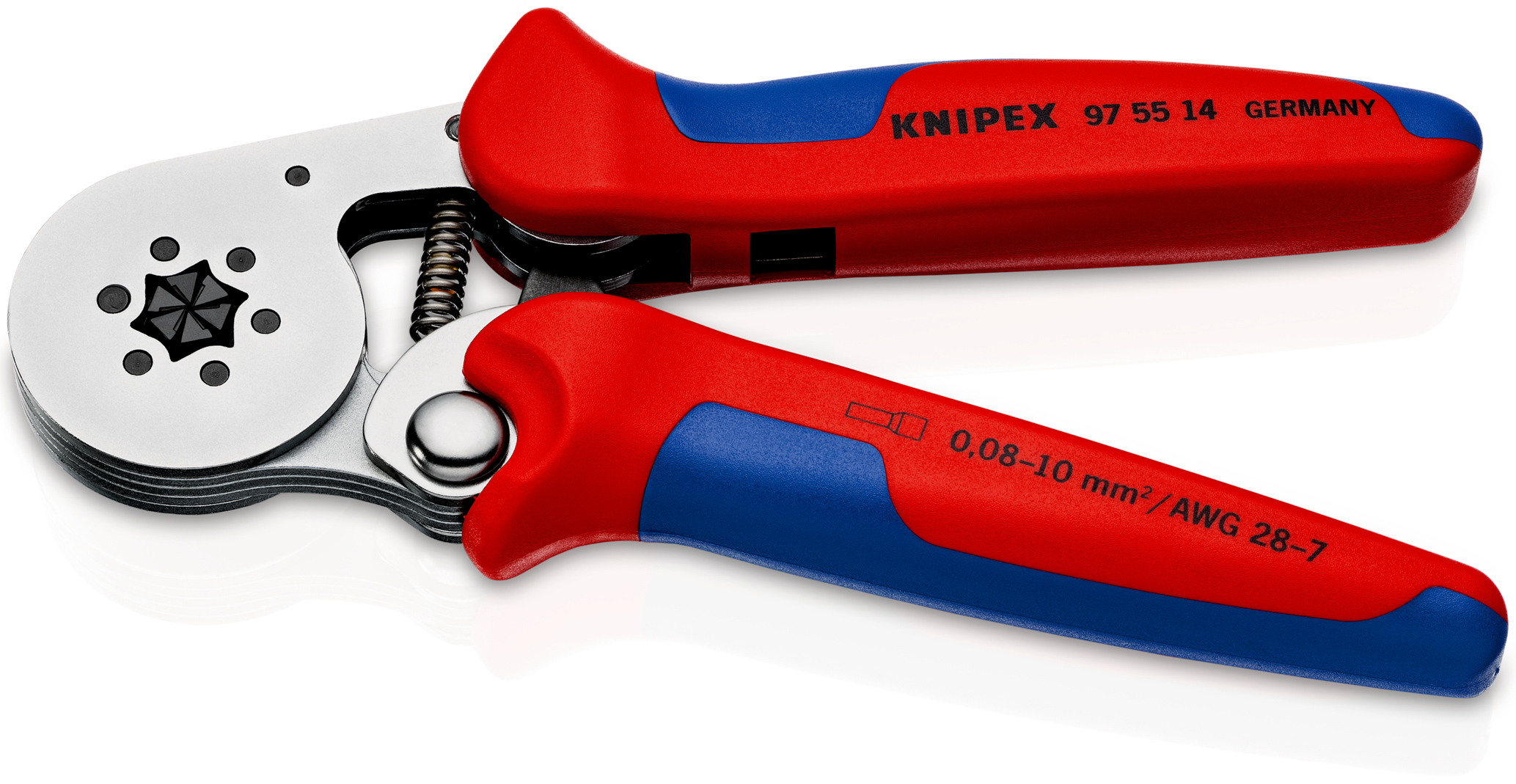Pince pour embouts 0,06 a 10mm² chromee KNIPEX - 97 55 14